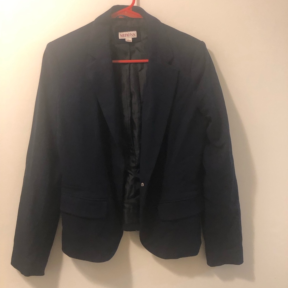 Merona Navy Single-Button Women's Blazer